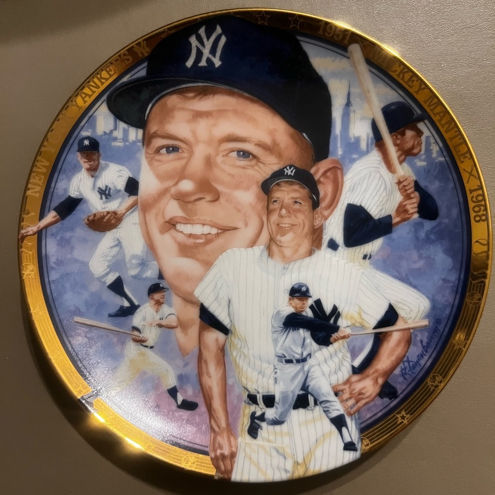 New York Yankees Commemorative Plate